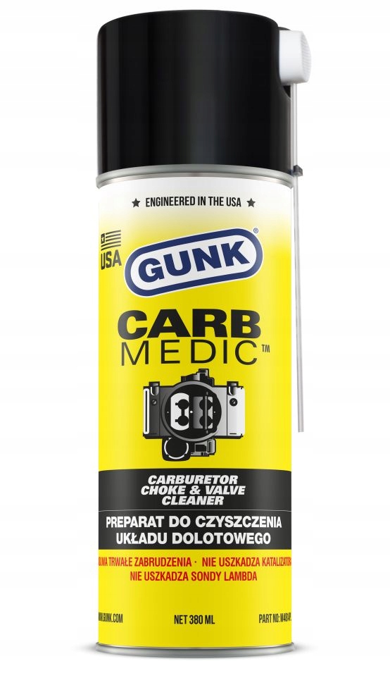 Preparat do czyszczenia układu dolotowego gaźnika Carb Medic* 380ml