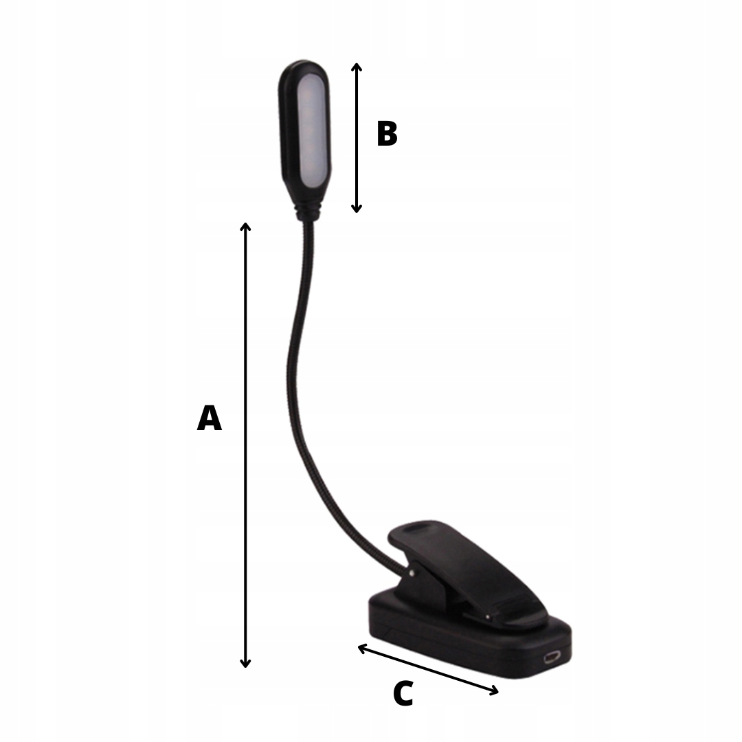 Wymiary lampki biurkowej Bounn