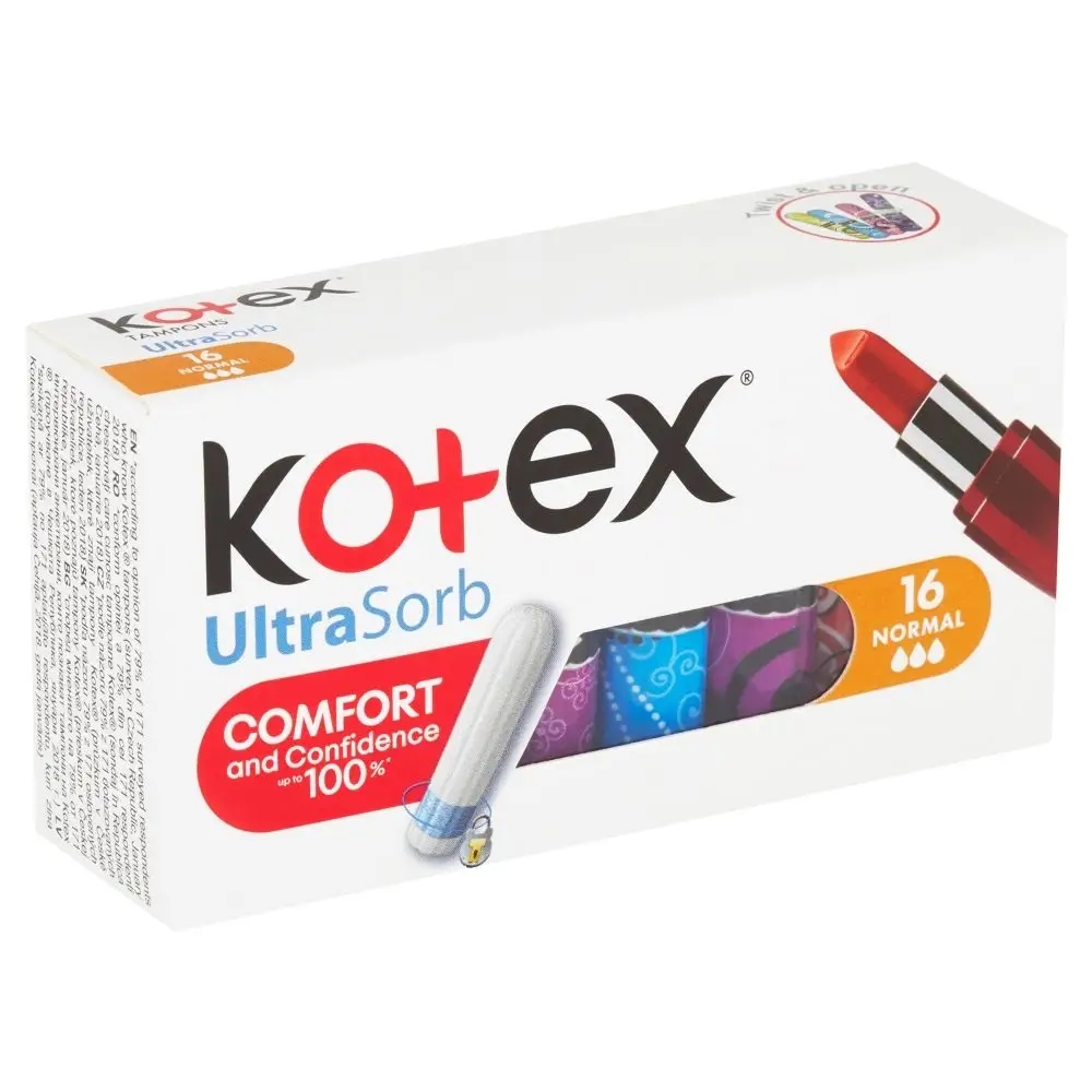 Właściwości tamponów Kotex UltraSorb