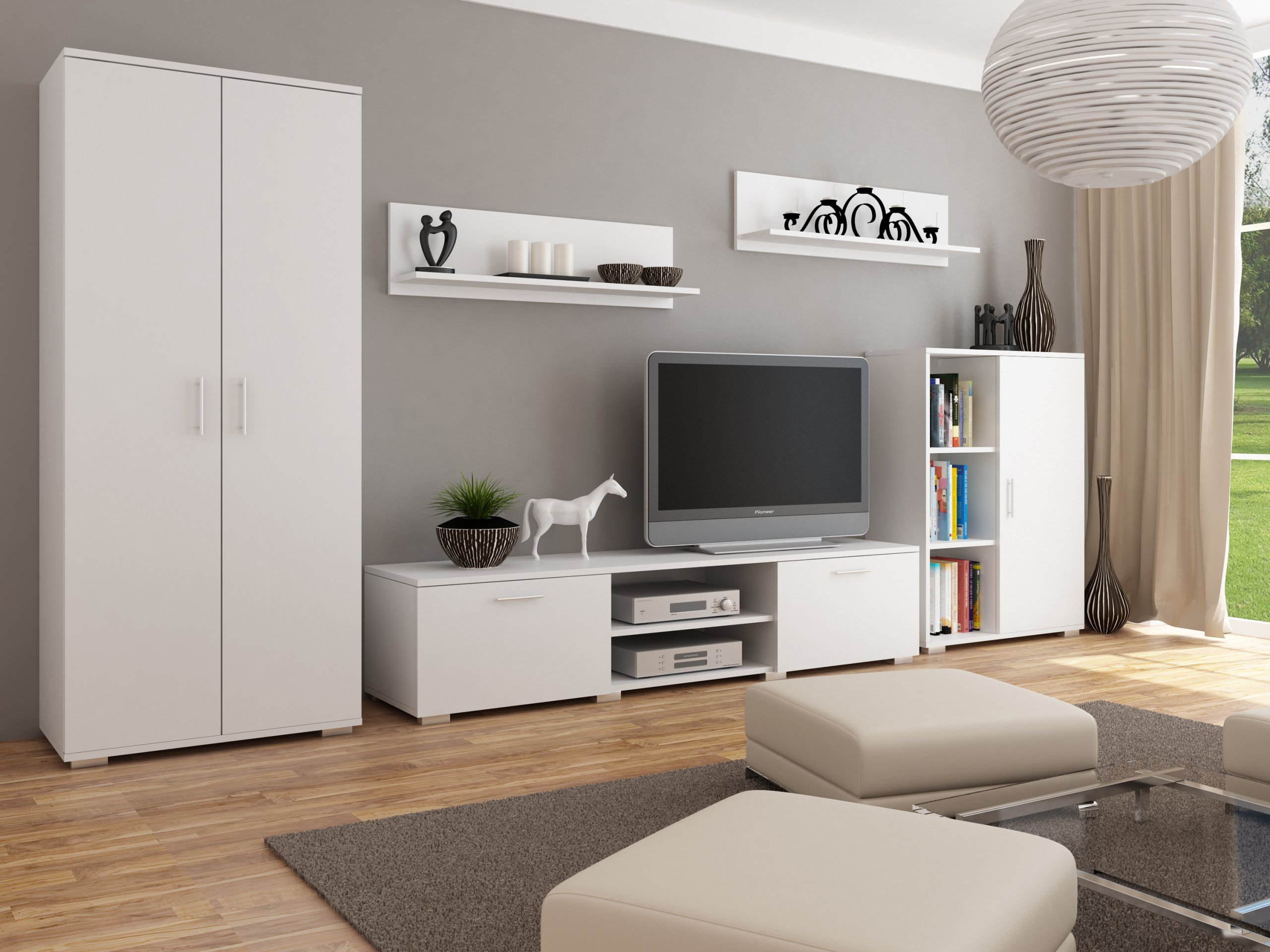 Meblościanka California – Nowoczesny zestaw mebli do salonu