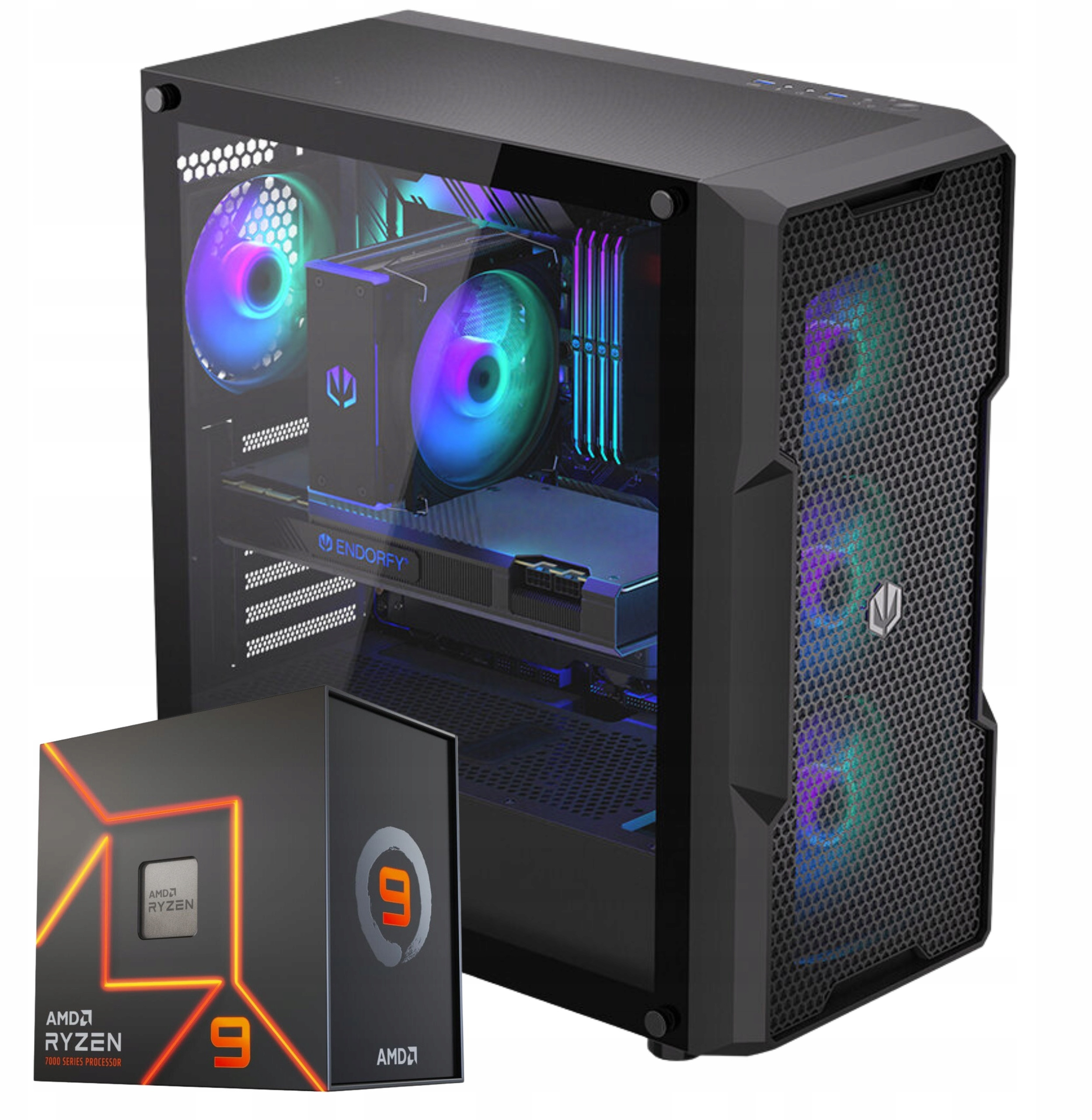 Komputer Stacjonarny do Gier – AMD Ryzen 9 9950X3D RTX 5090 32GB 2TB
