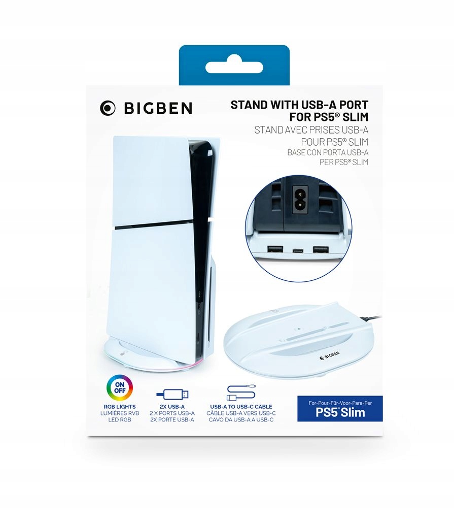 Podstawka pionowa BIG BEN dla PS5 SLIM – Stabilność i styl w jednym