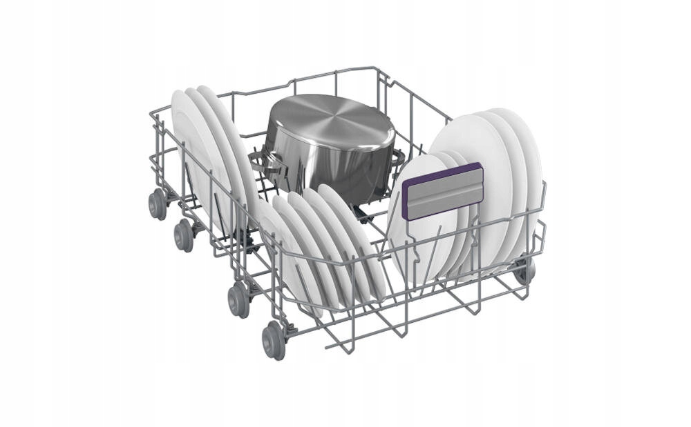 Pojemność i wydajność – 10 kompletów naczyń w jednym cyklu