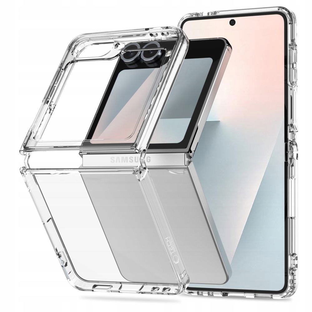 TECH-PROTECT FLEXAIR HYBRID GALAXY Z FLIP 6 / 7 FE CLEAR – Elegancka ochrona dla Twojego smartfona