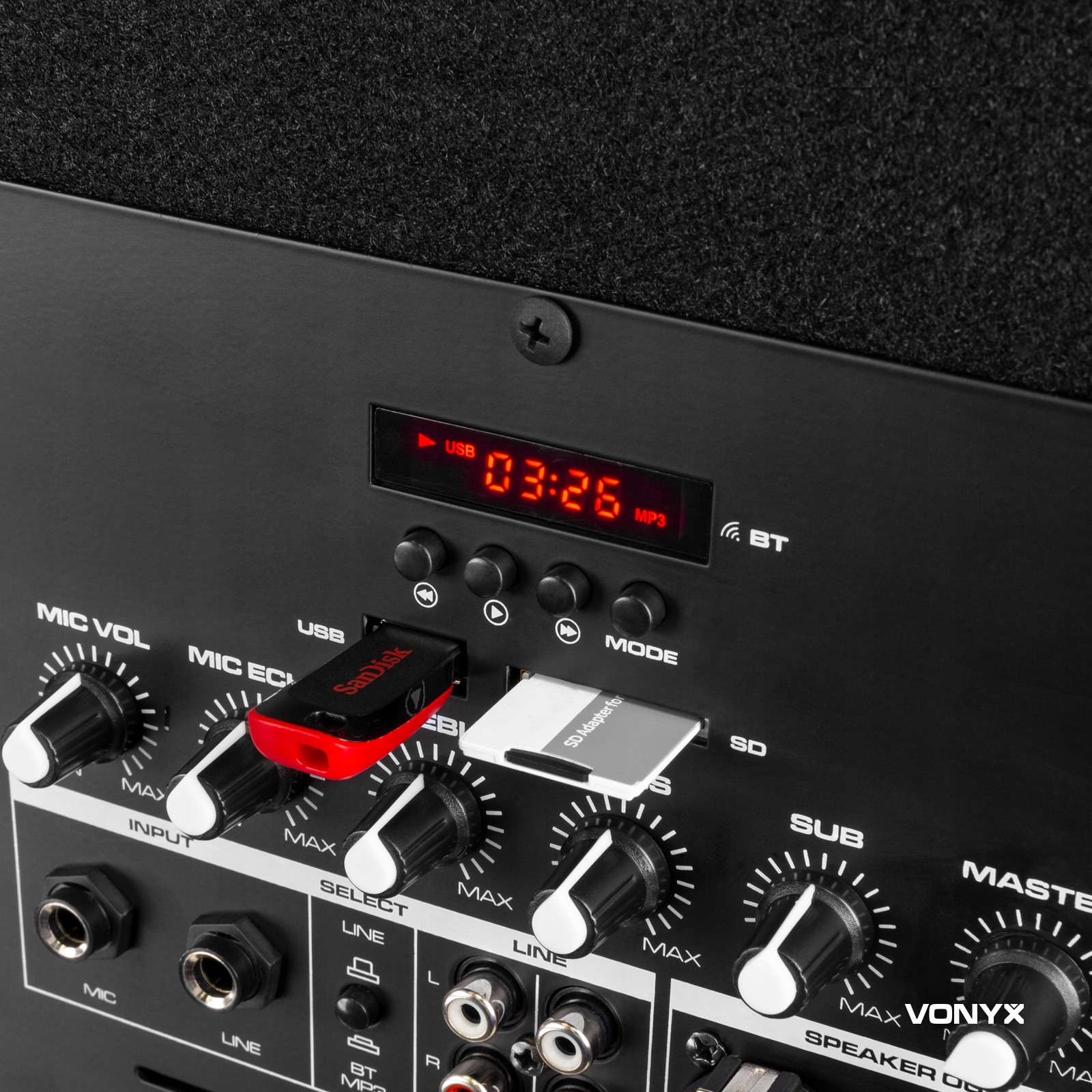 Subwoofer 15” z mocnym basem – Idealny do imprez i wystąpień