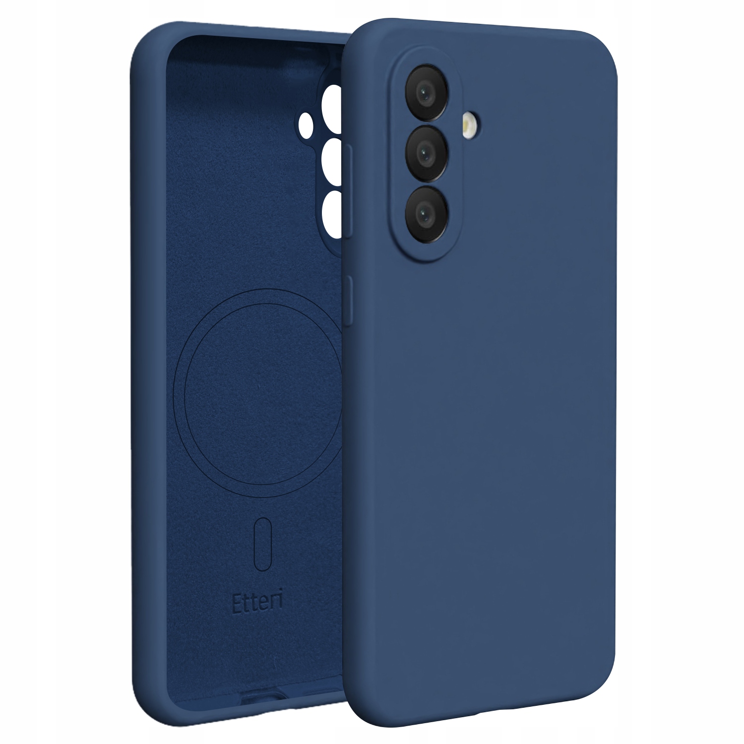 Nakładka Silicone Mag do Samsung Galaxy A57 5G – Elegancka ochrona w ciemnoniebieskim kolorze