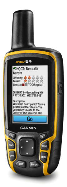 Skrzynki w urządzeniu GPSMAP 64