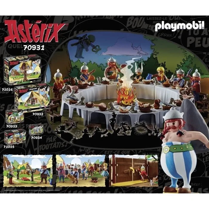 Bogaty zestaw figurek Asterixa i Obelixa