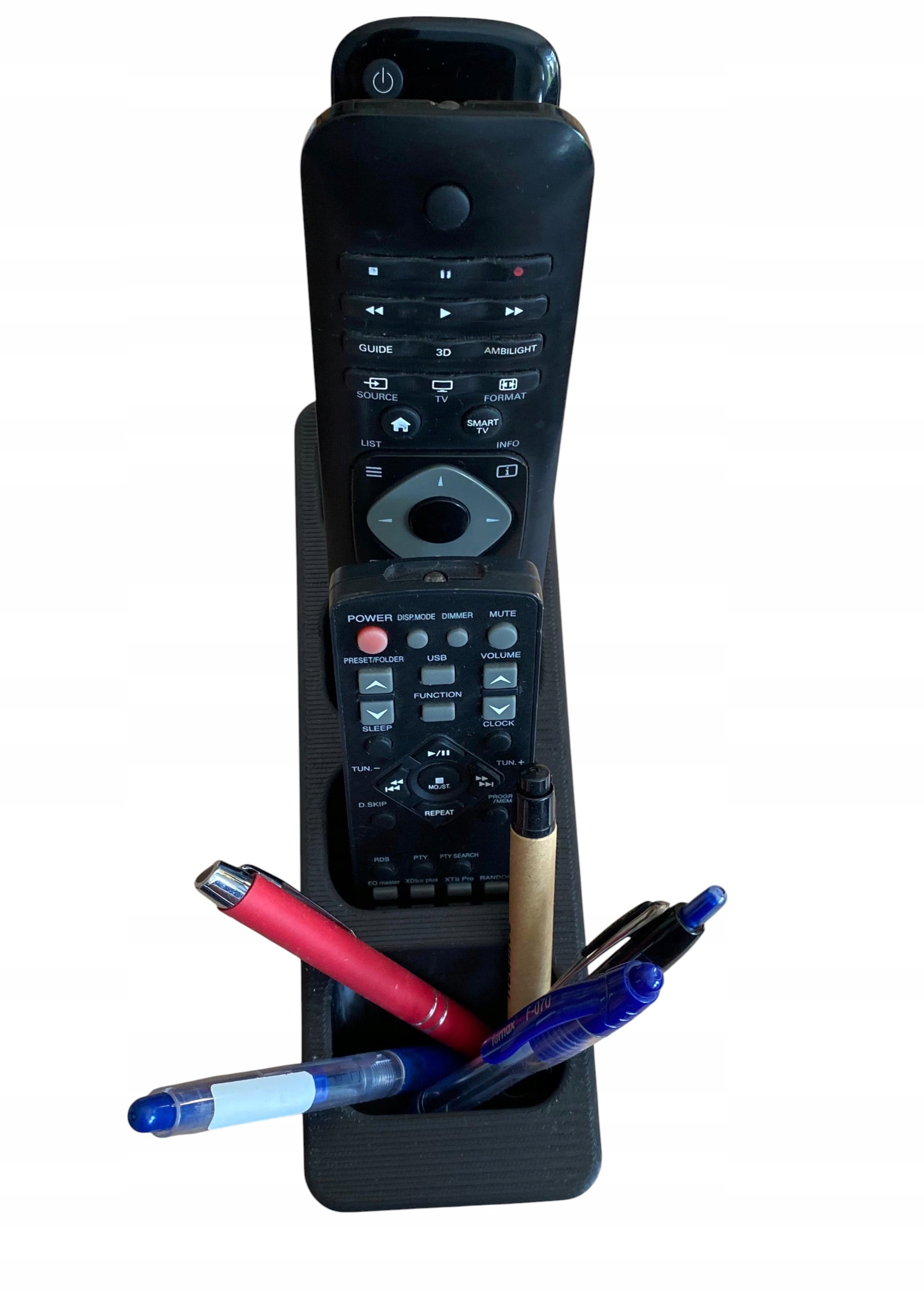 Organizer na piloty 3D – Idealne rozwiązanie dla Twojego telewizora i dekodera