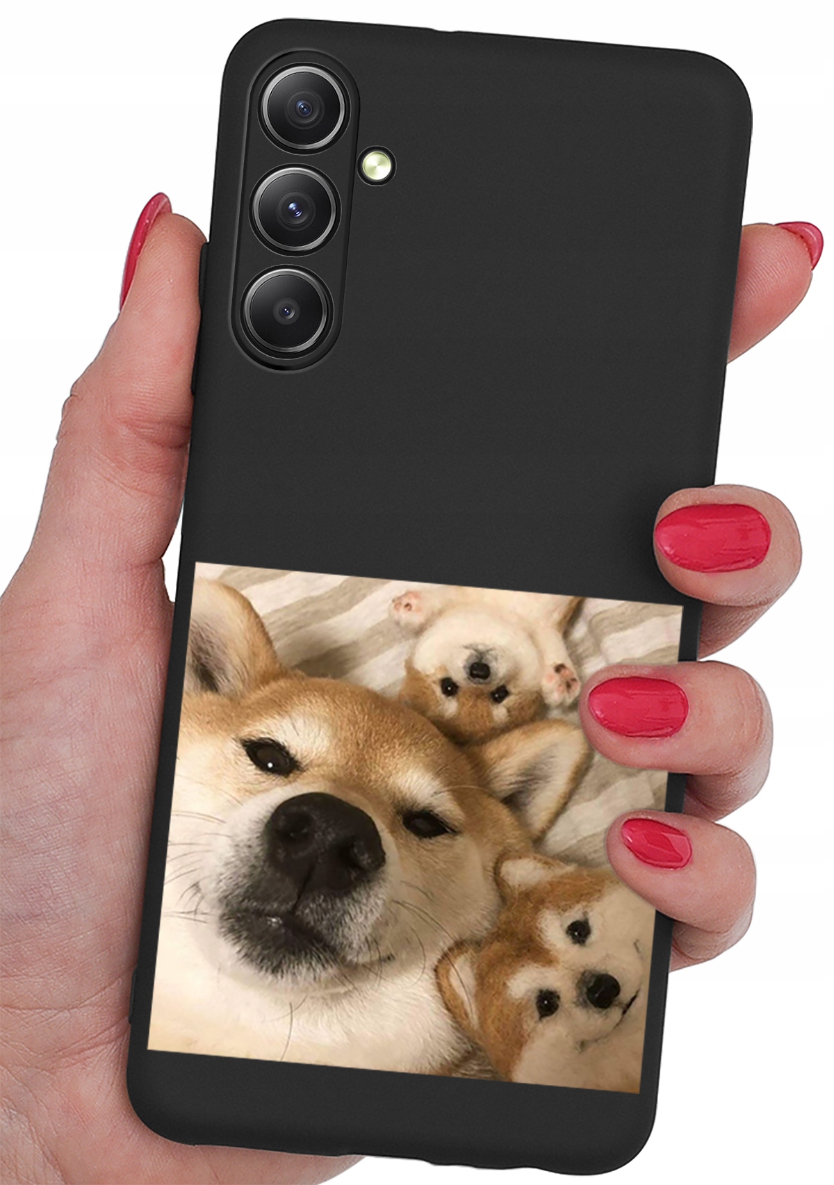 ETUI do Samsung Galaxy A55 5G CASE WZORY SOFT MATT PLECKI + SZKŁO 9H – Ochrona i styl w jednym