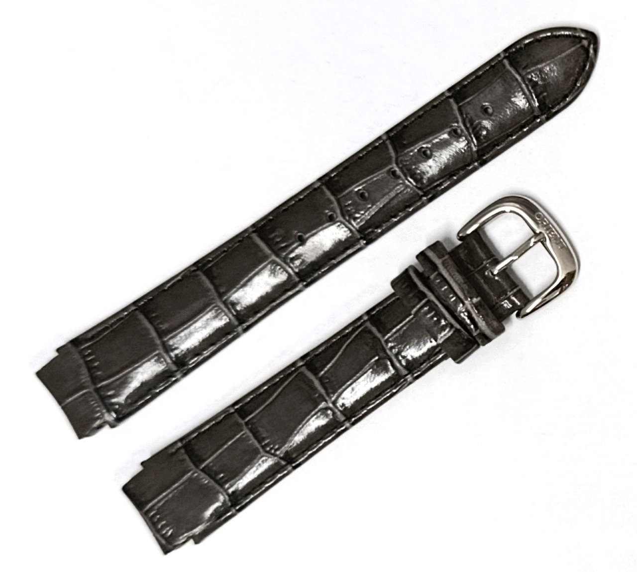 Pasek do zegarka UDEDASB 15/18 mm ciemnoszary profilowany – Elegancja i styl