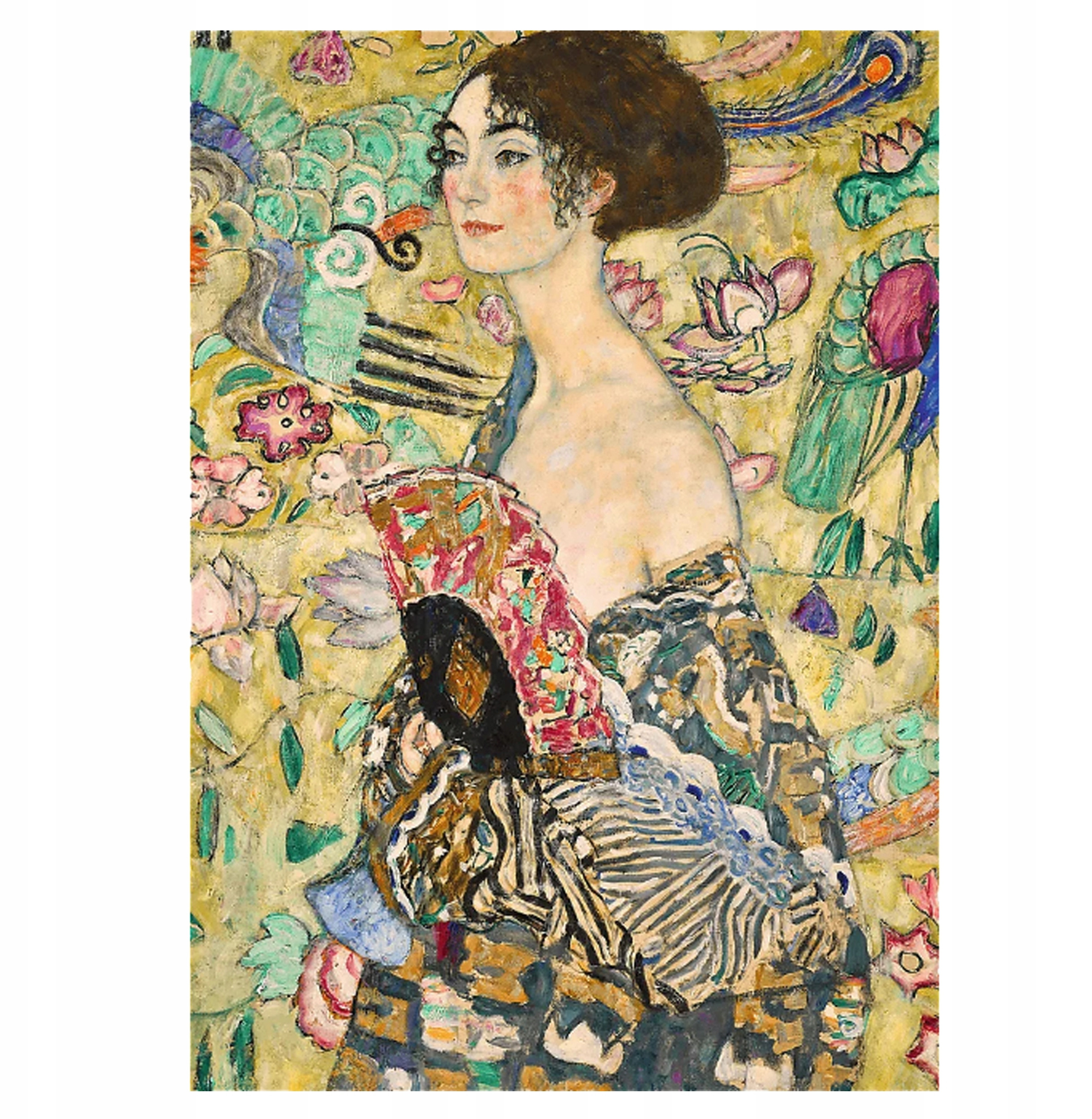 Puzzle 1000 ArtColl Dama z wachlarzem – Stwórz swoją galerię sztuki