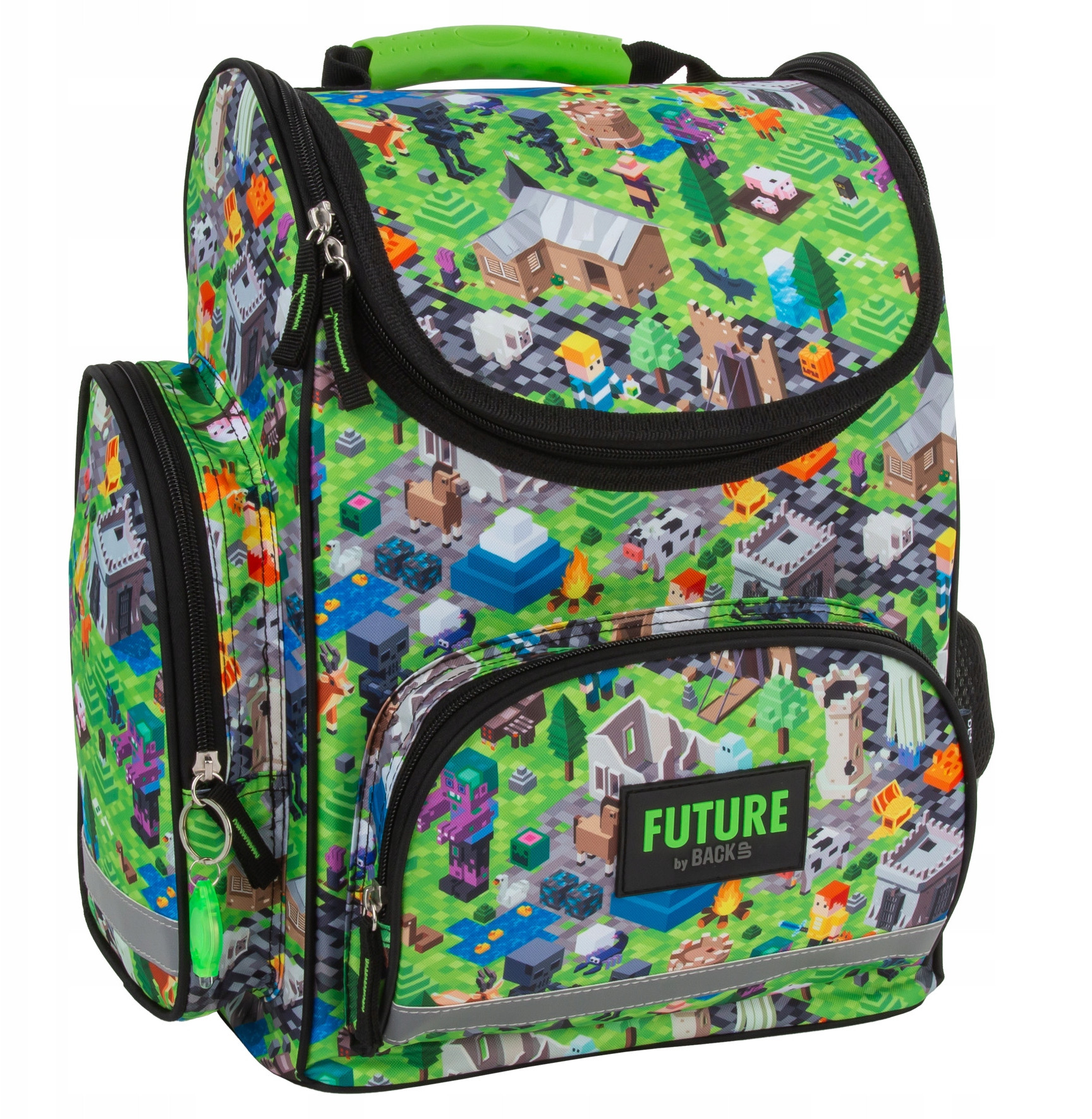 Tornister 30X38X17 PION ERGO MB GAME DF 37 DERF – Idealny wybór dla młodego fana Minecrafta