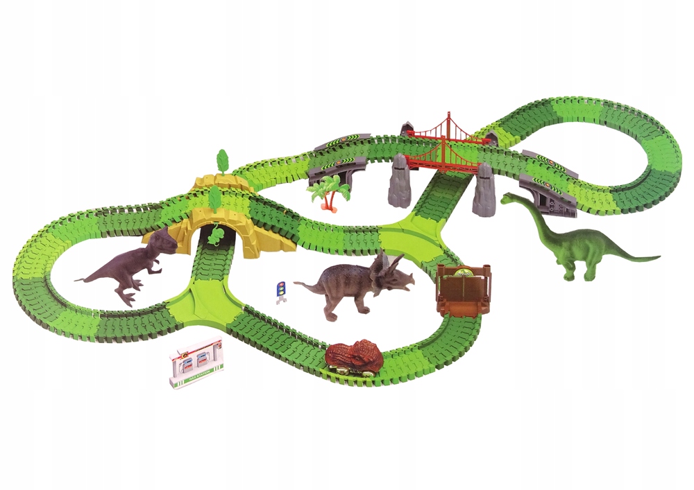 Tor Dla Dinozaurów 270 Elementów Akcesoria – Fantastyczna zabawa w świecie prehistorycznych stworzeń