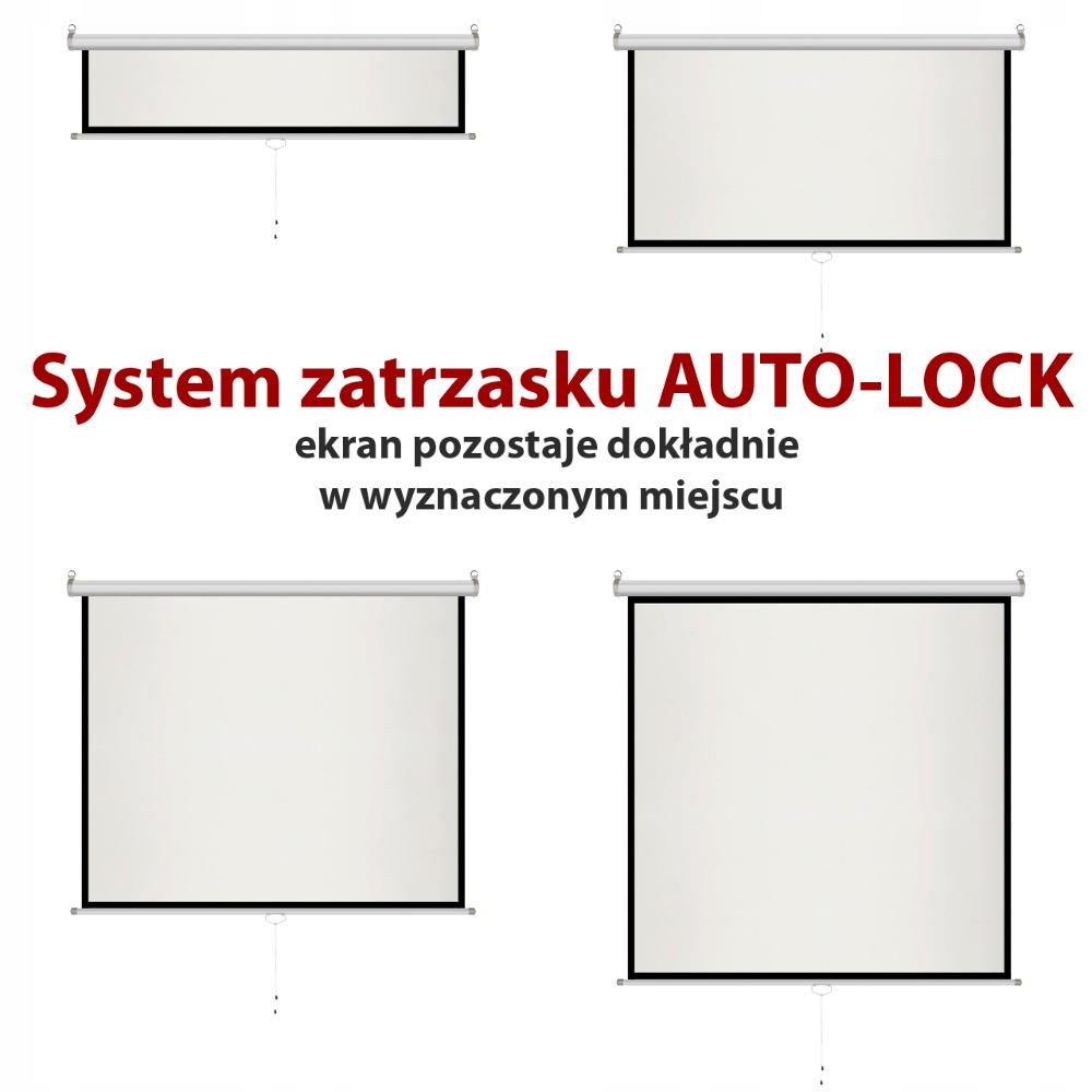 Ręczny mechanizm zwijania z systemem auto-lock