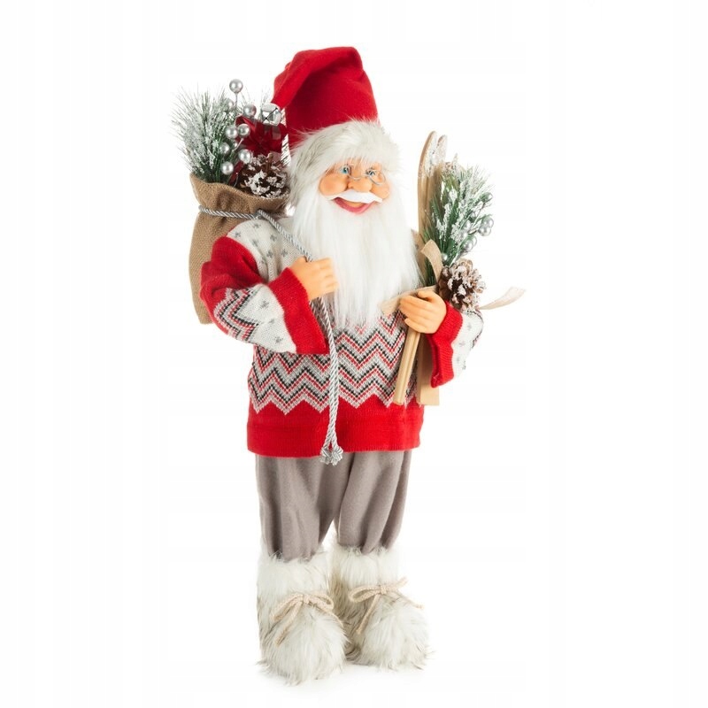 Figurka Świętego Mikołaja 37 x 19 x 60 cm – Idealna dekoracja na święta