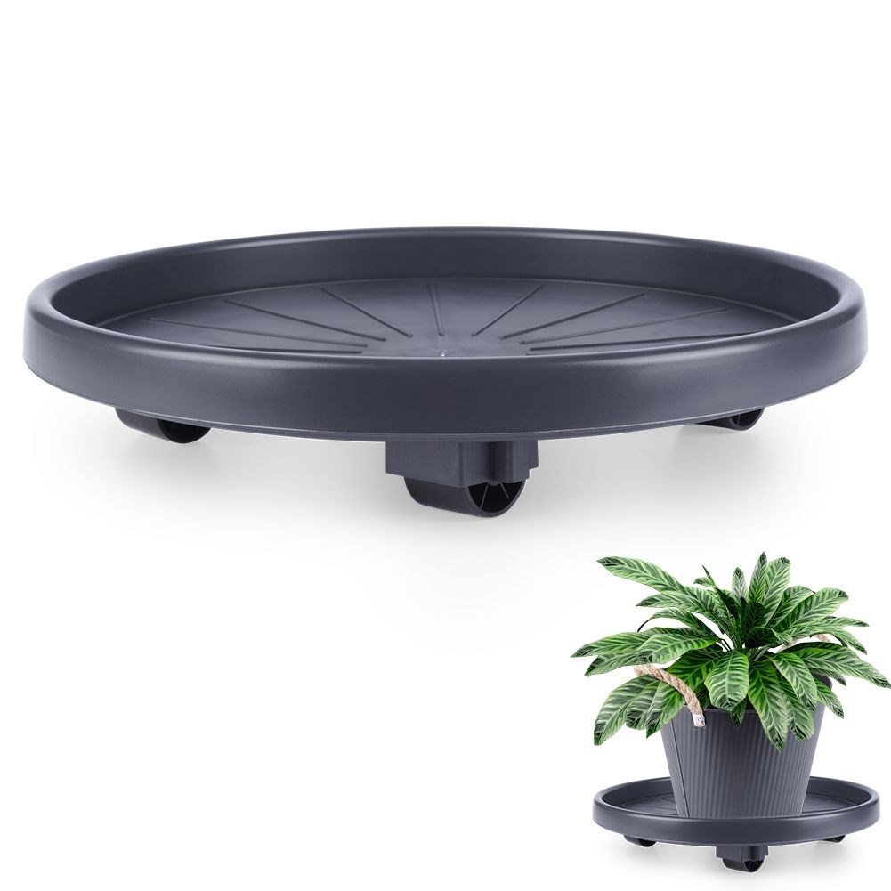 Podstawka pod doniczkę na kółkach ProGarden 35 cm – Funkcjonalność i styl w Twoim ogrodzie