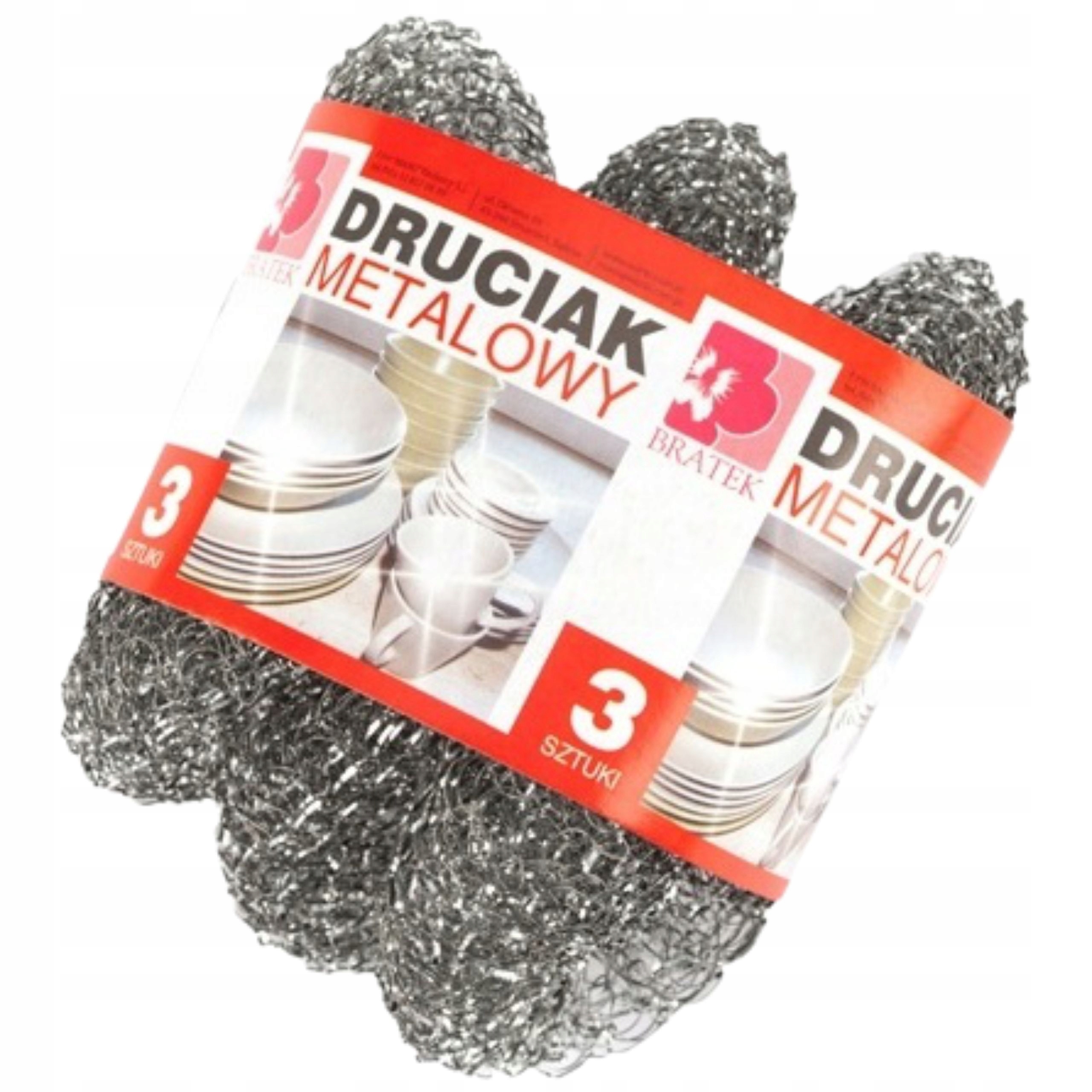 Druciak metalowy Bratek 3 szt. – Niezbędny pomocnik w każdej kuchni