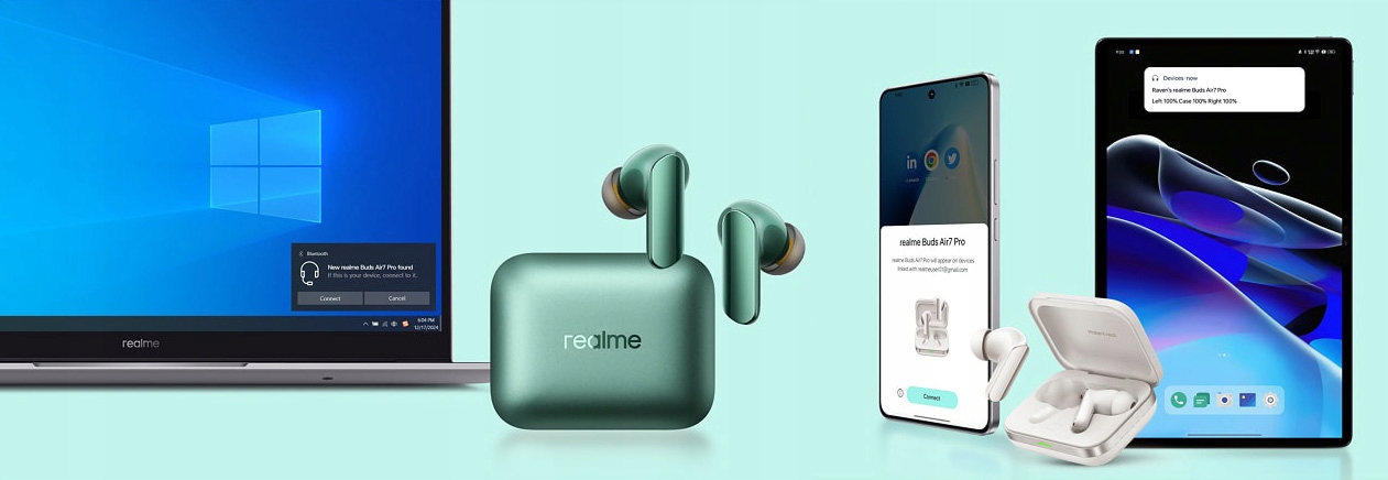 Kluczowe cechy Realme Buds Air 7 Pro – Wydajność i jakość dźwięku