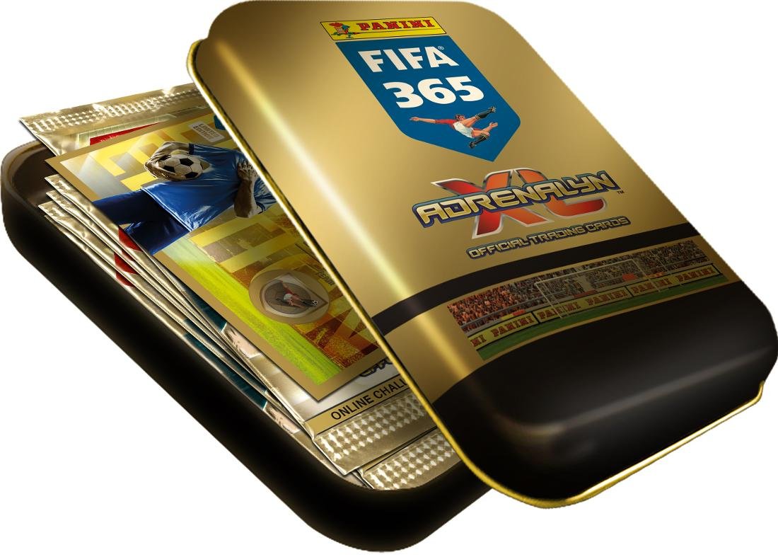 Znalezione obrazy dla zapytania Panini FIFA 365 puszka mini