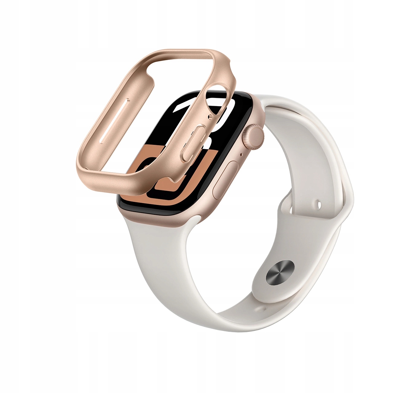 Etui AMAZINGTHING Minimal Case do Apple Watch 46mm – Różowe złoto