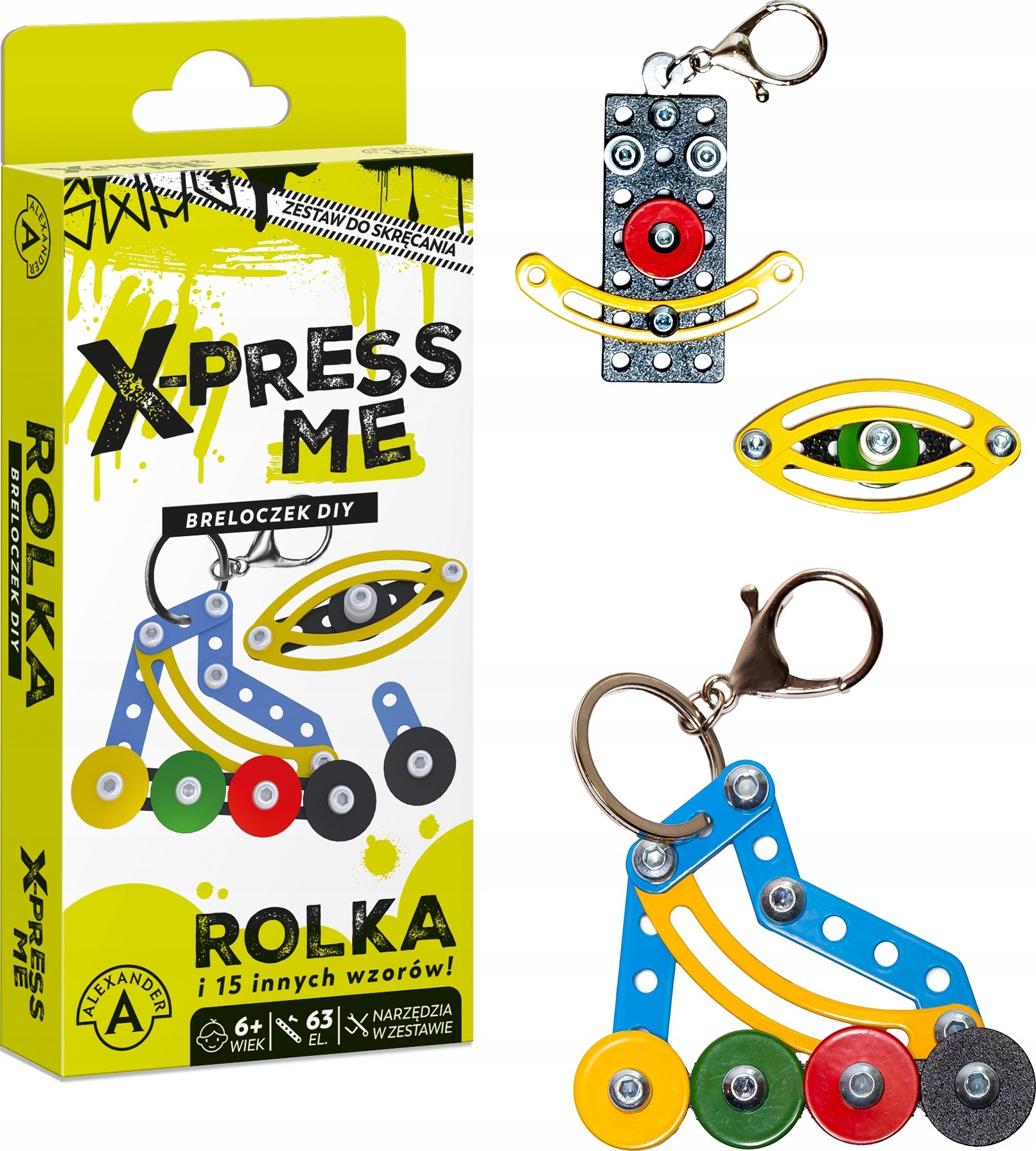 Brelok do skręcania Alexander X-PRESS ME – Wyraź siebie każdego dnia!