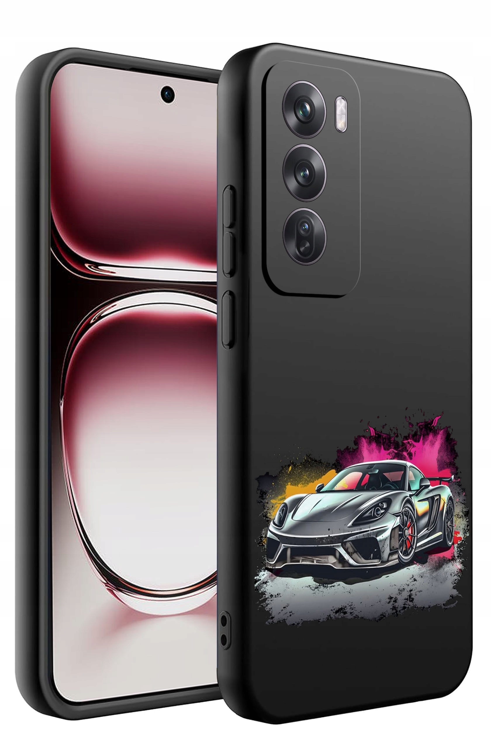 Etui silikonowe Matt Case do Oppo Reno 12 5G – Styl i Ochrona w Jednym