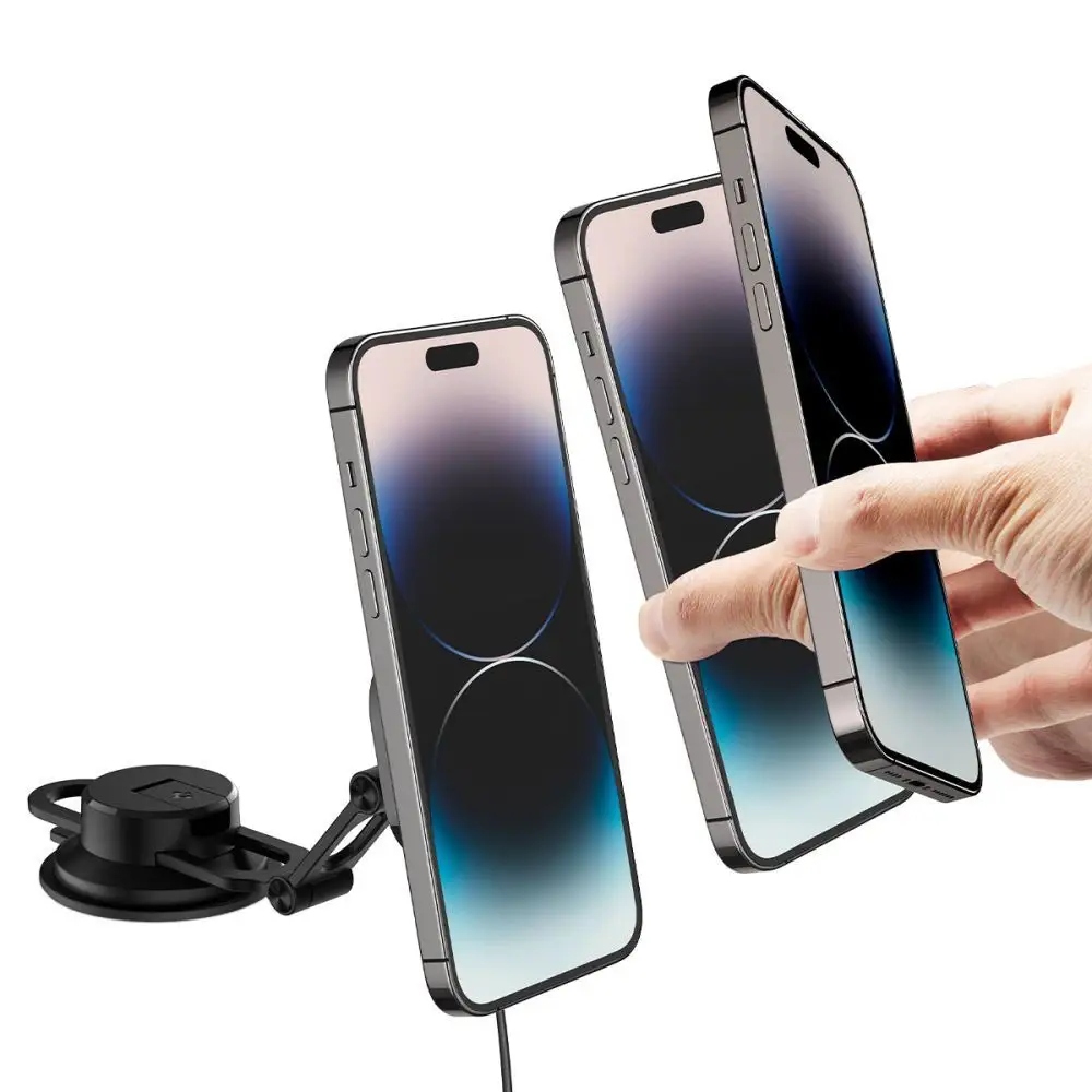 Uchwyt samochodowy Spigen ITS35W-3 OneTap Pro 3 Magnetic do MagSafe – Bezpieczne ładowanie w podróży