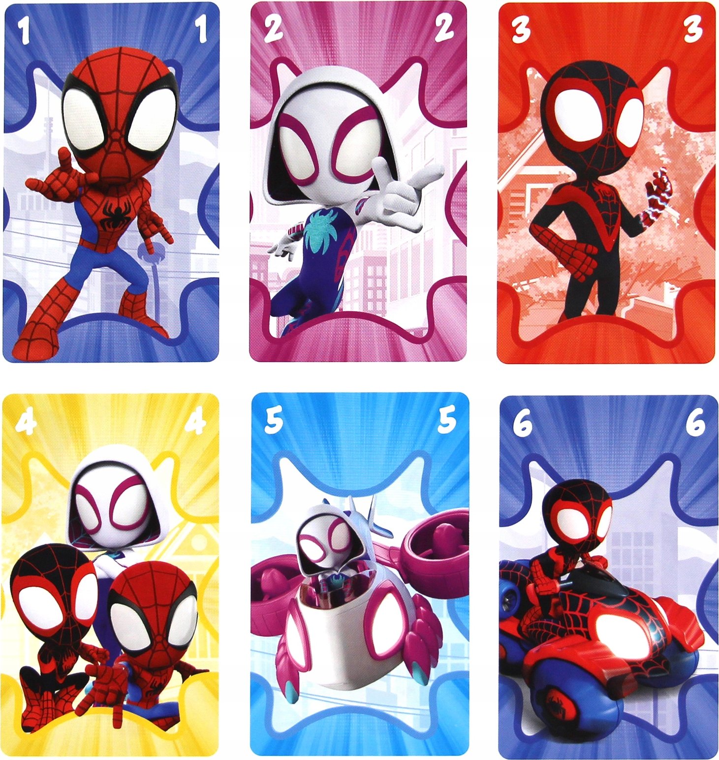 Talia kart z bohaterami Spidey i Super-Kumple