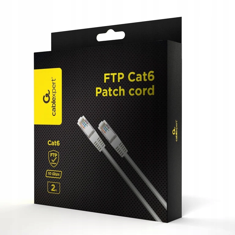 Kabel krosowy Cablexpert FTP Cat6, 2 m – Idealne połączenie dla Twojego sprzętu