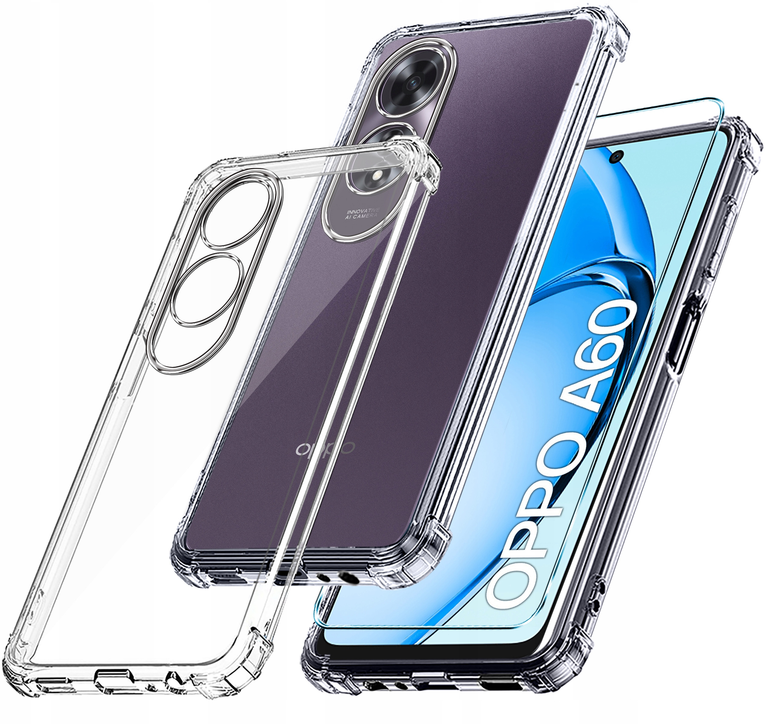 Etui do Oppo A60 ANTI-SHOCK CLEAR CASE – Ochrona i styl w jednym
