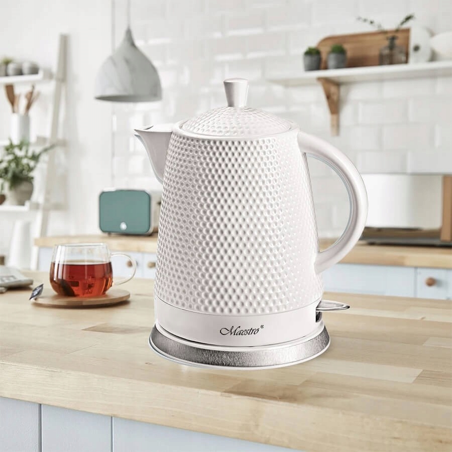 Czajnik elektryczny ceramiczny MAESTRO MR-069 – Elegancja i funkcjonalność w Twojej kuchni