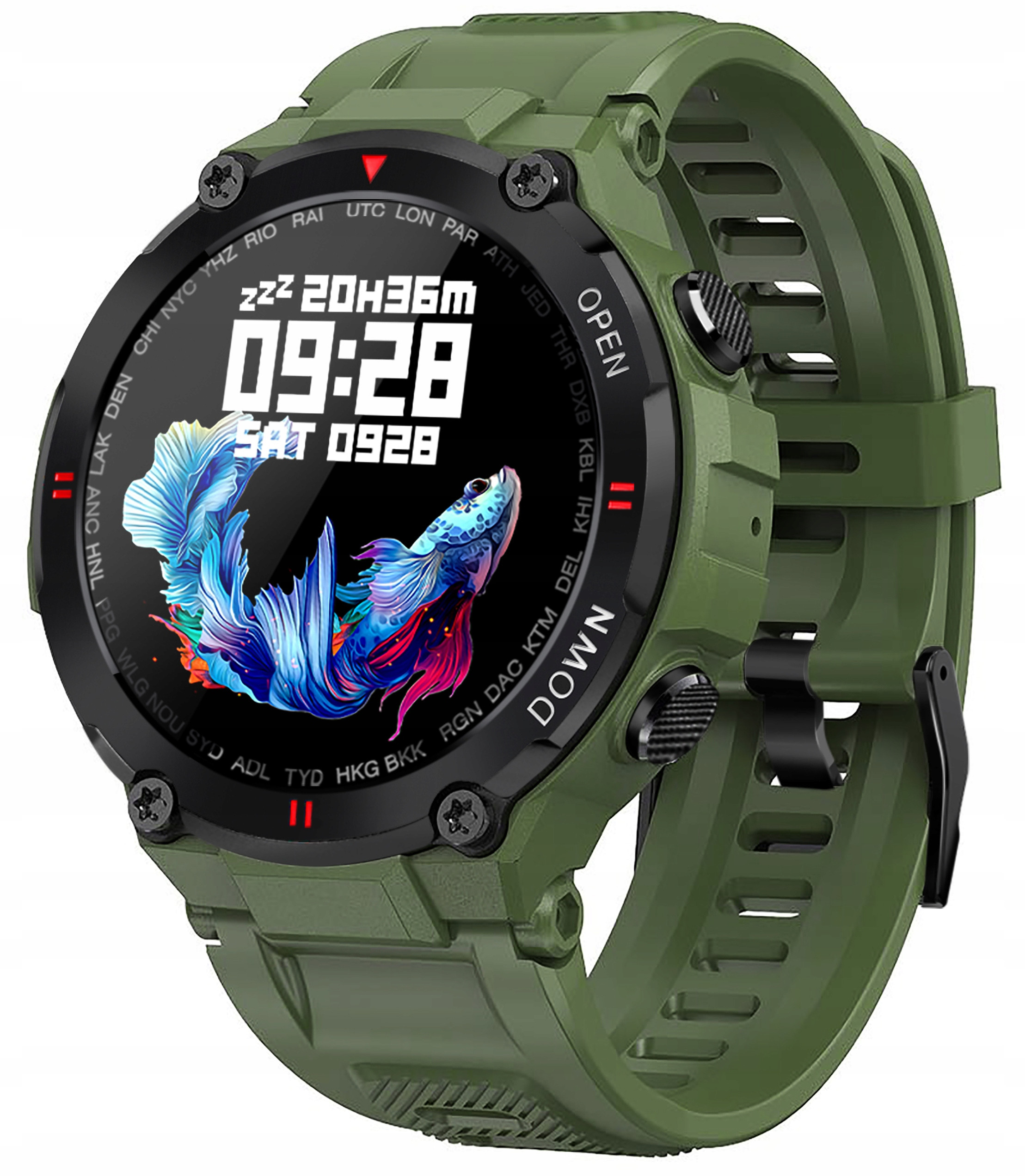 Smartwatch GlacierX Faron Green GX-FZ27 – Twój nowy towarzysz aktywności