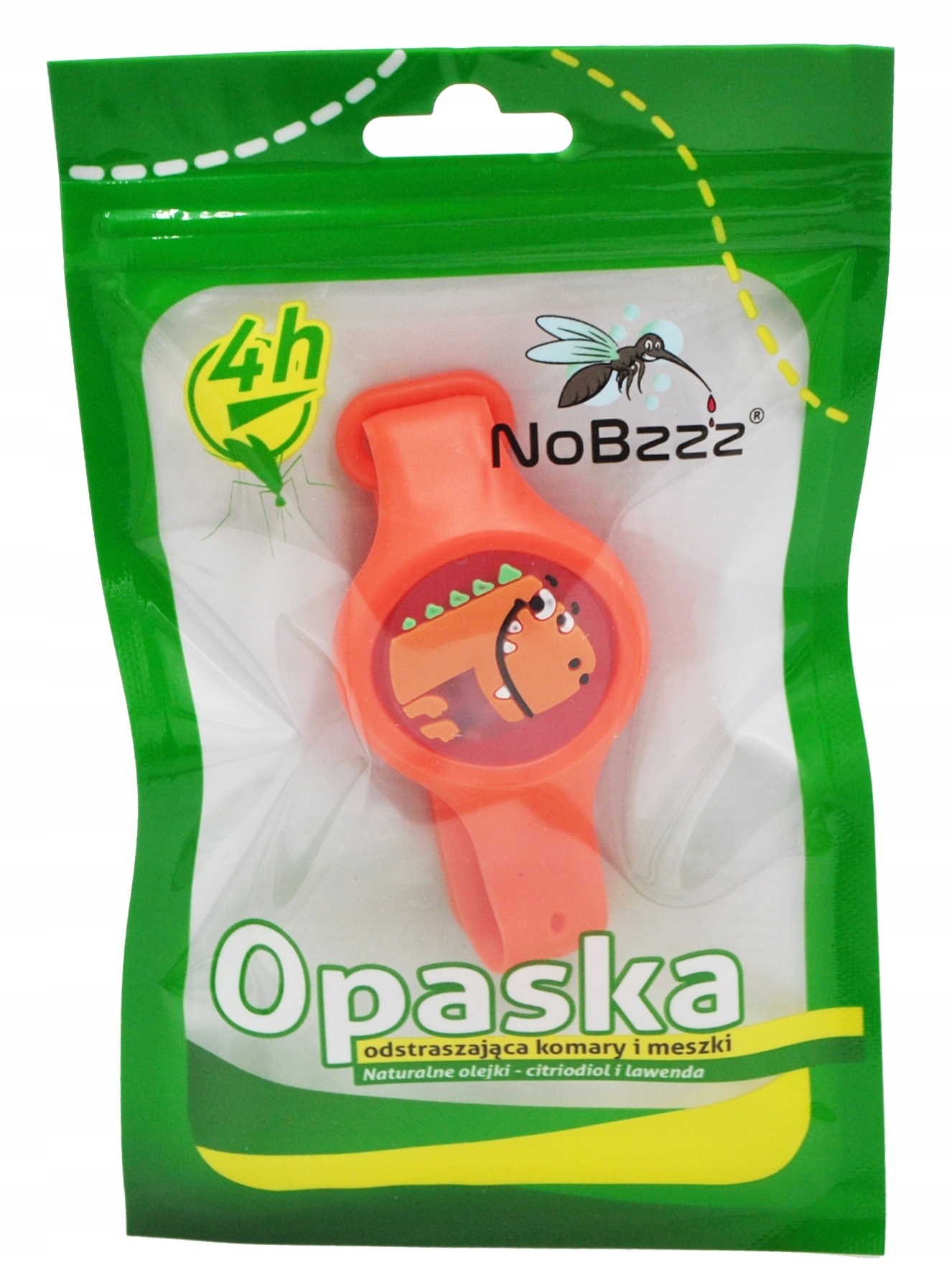 NoBzzz OPASKA NA KOMARY i MESZKI DLA DZIECI Dino2 – Naturalna ochrona przed insektami