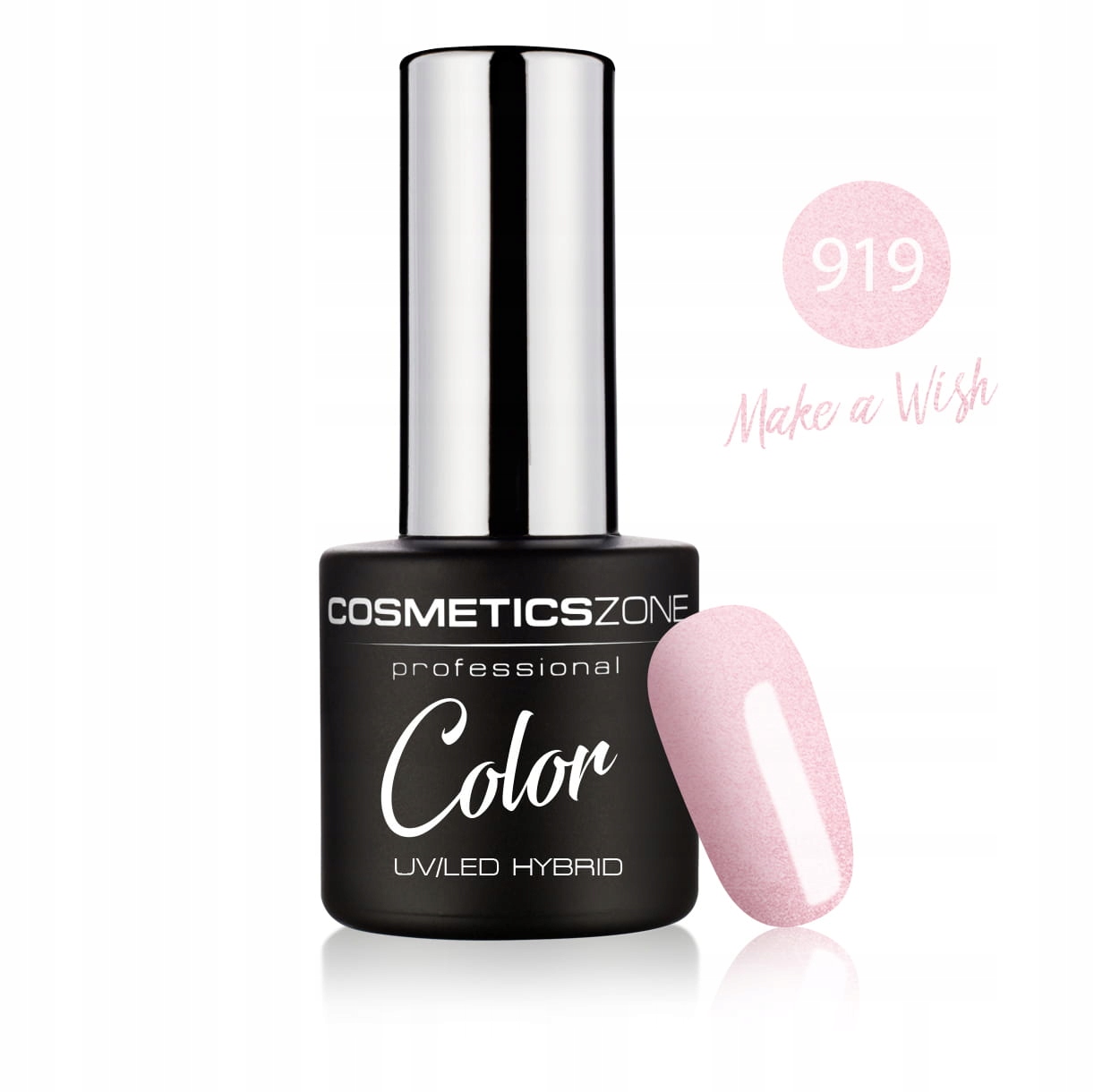 Cosmetics Zone Lakier hybrydowy róż 7ml - 919 EAN (GTIN) 5904754521192
