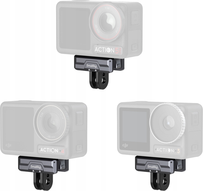 Kompatybilność z kamerami DJI Osmo Action 3, 4, 5 Pro oraz Osmo 360
