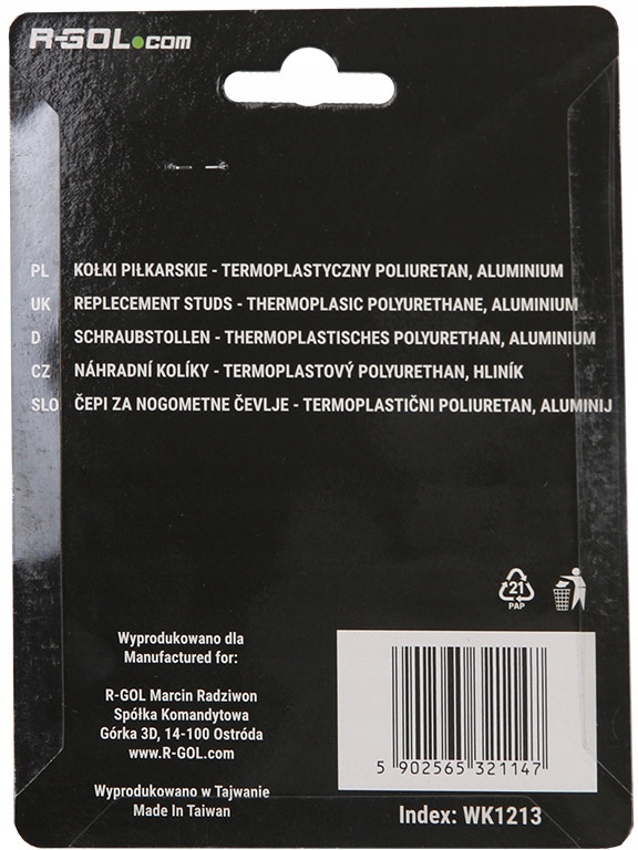 Wykonanie z termoplastycznego poliuretanu (TPU) i aluminium