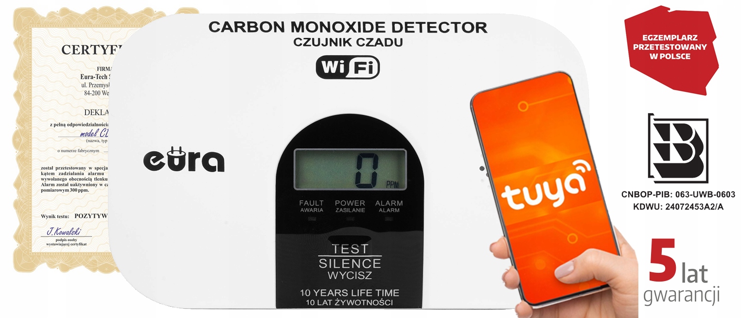 Nowoczesna technologia z aplikacją Tuya