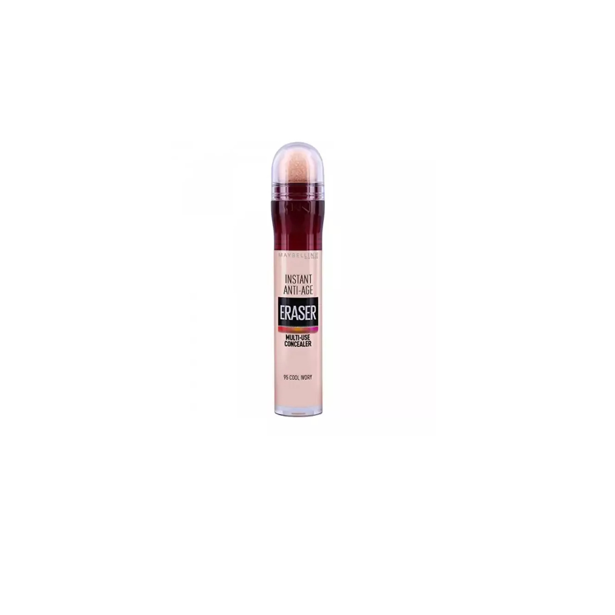 Maybelline Instant Anti-Age Eraser Concealer – Korektor do twarzy z gąbeczką 95 Cool Ivory 6.8ml