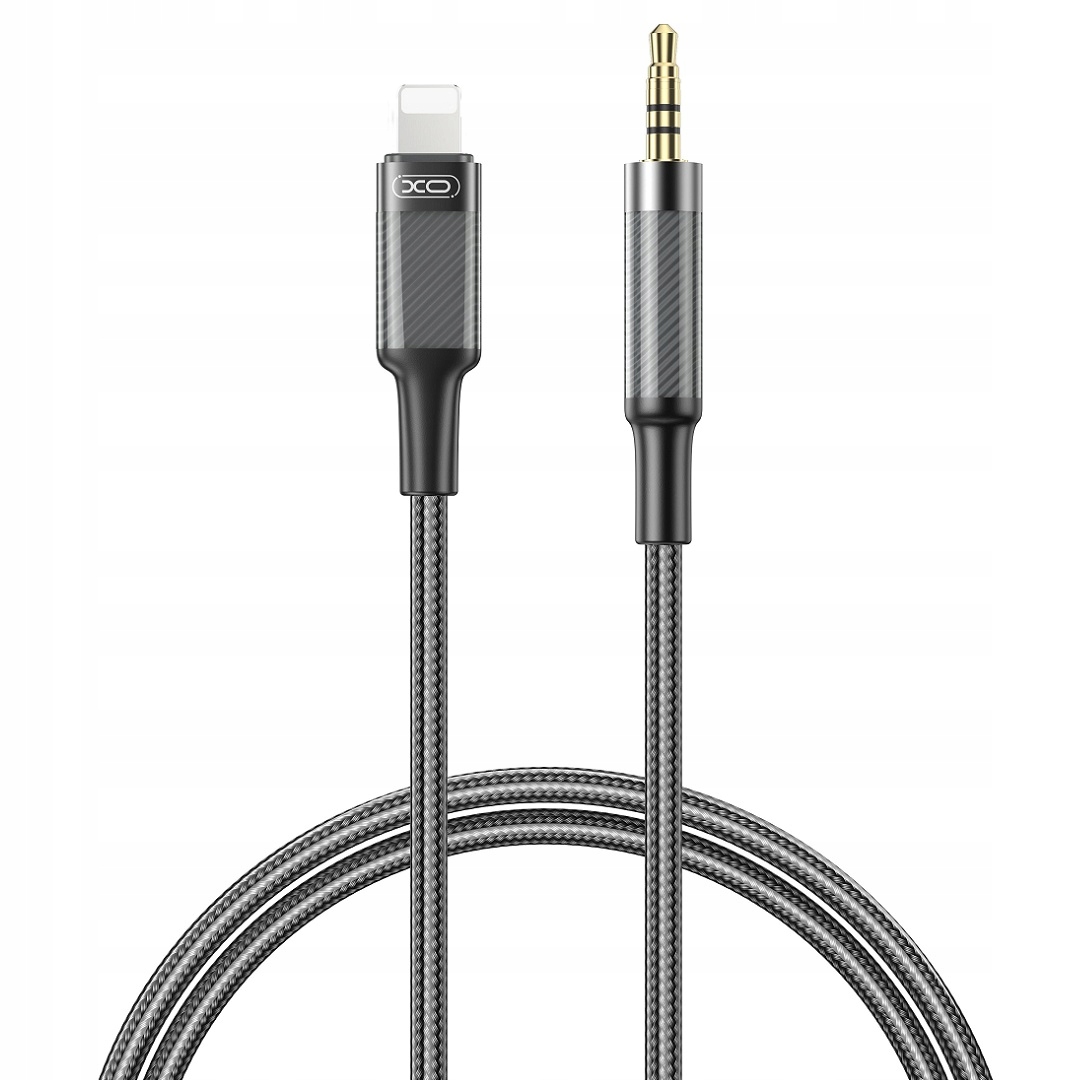 XO kabel audio NB-R279A Lightning - jack 3,5mm 1,0m czarny – Idealne połączenie dla Twojego audio