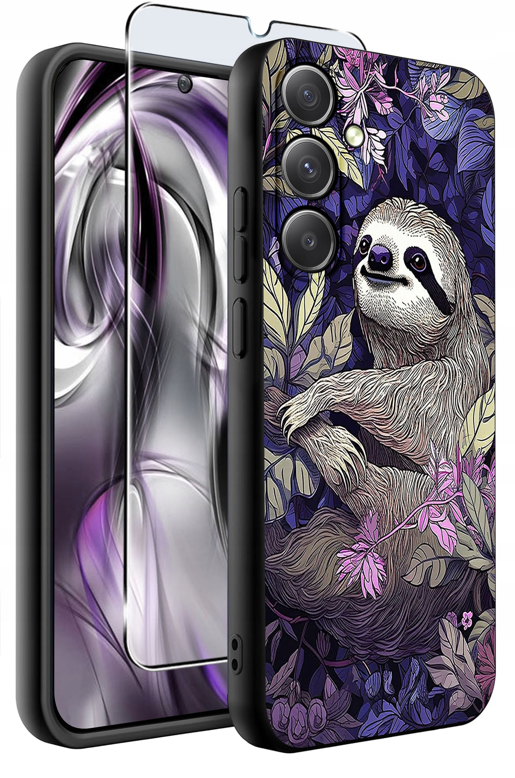 ETUI do Samsung S25+ Plus | SILIKONOWE MATT CASE + SZKŁO HARTOWANE 9H – Ochrona i styl w jednym