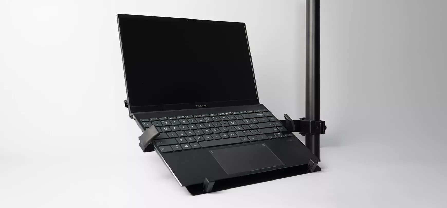 uchwyt na monitor z podstawka na laptop