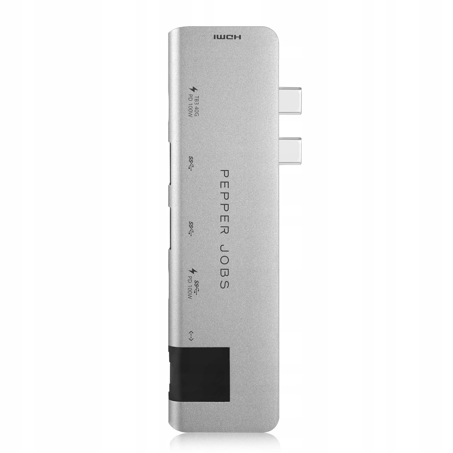Podwójny adapter USB-C z wyjściem wideo 4K 60 Hz