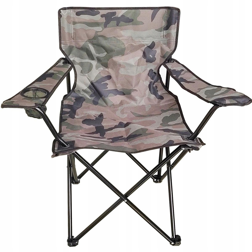 Krzesło turystyczne składane 50x50x80CM Camuflage Enero Camp – Idealne na każdą przygodę