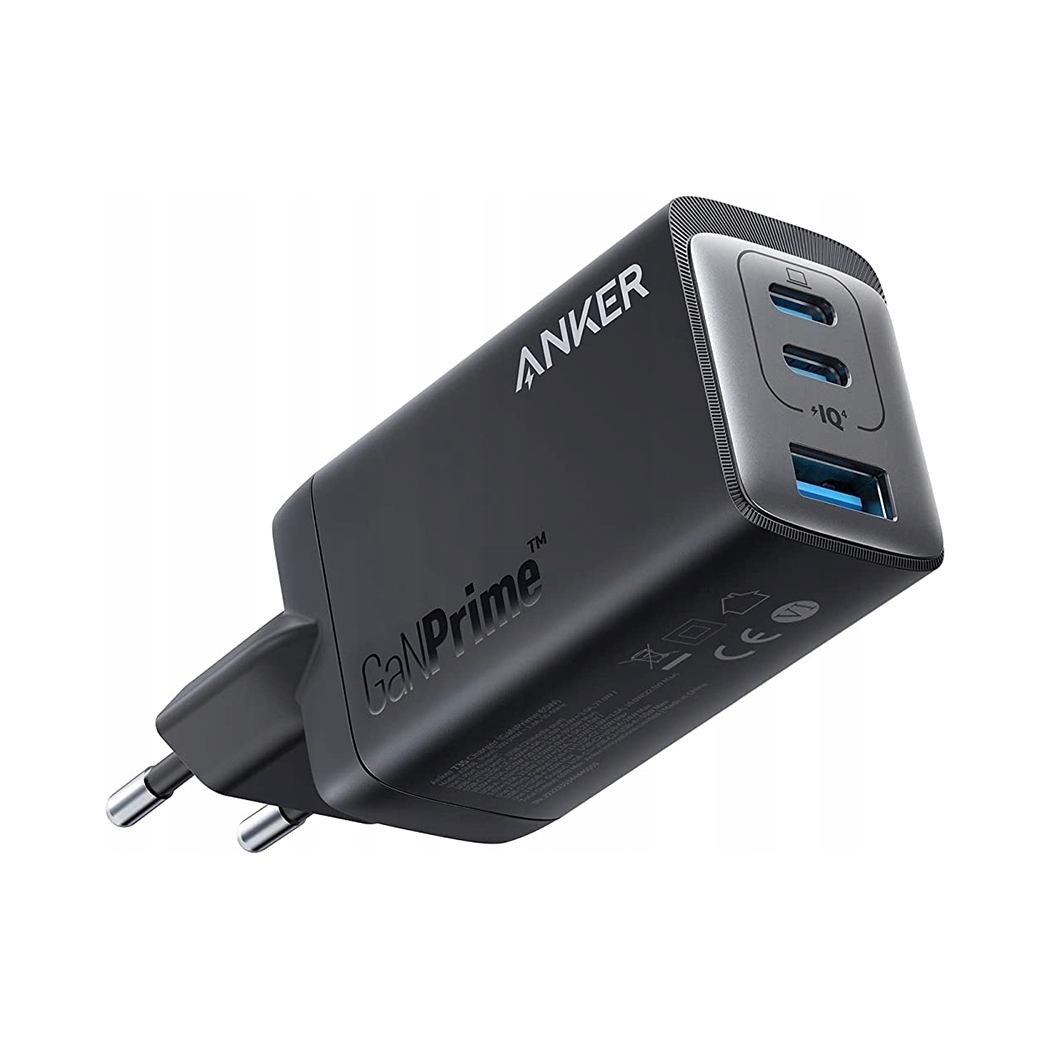 Ładowarka Anker 735 GaN III Prime 2xUSB-C 65W USB-A 22.5W Czarna – Twoje idealne źródło zasilania