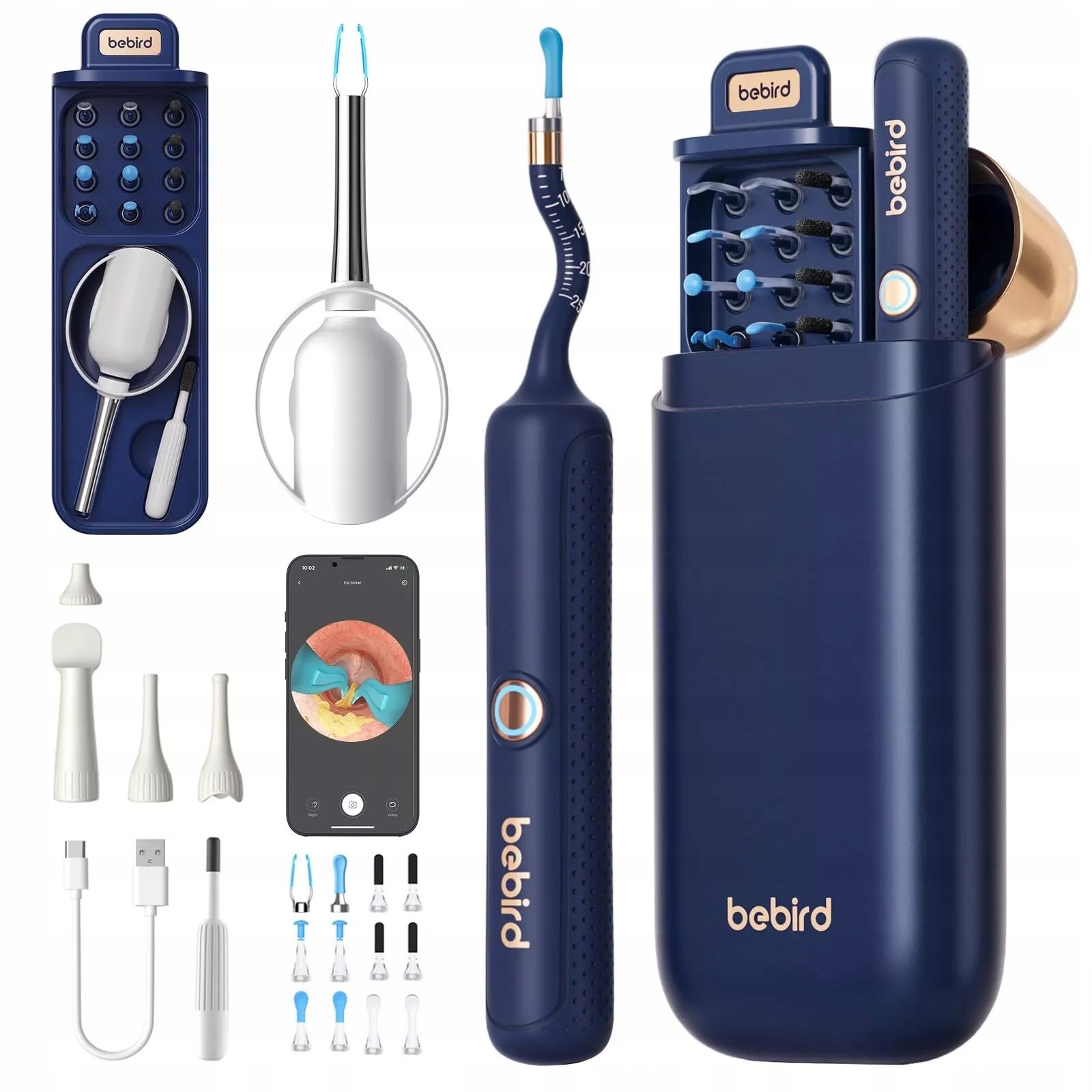 Bebird EarVision Plus I35R – Innowacyjny otoskop do czyszczenia uszu z kamerą 1080p