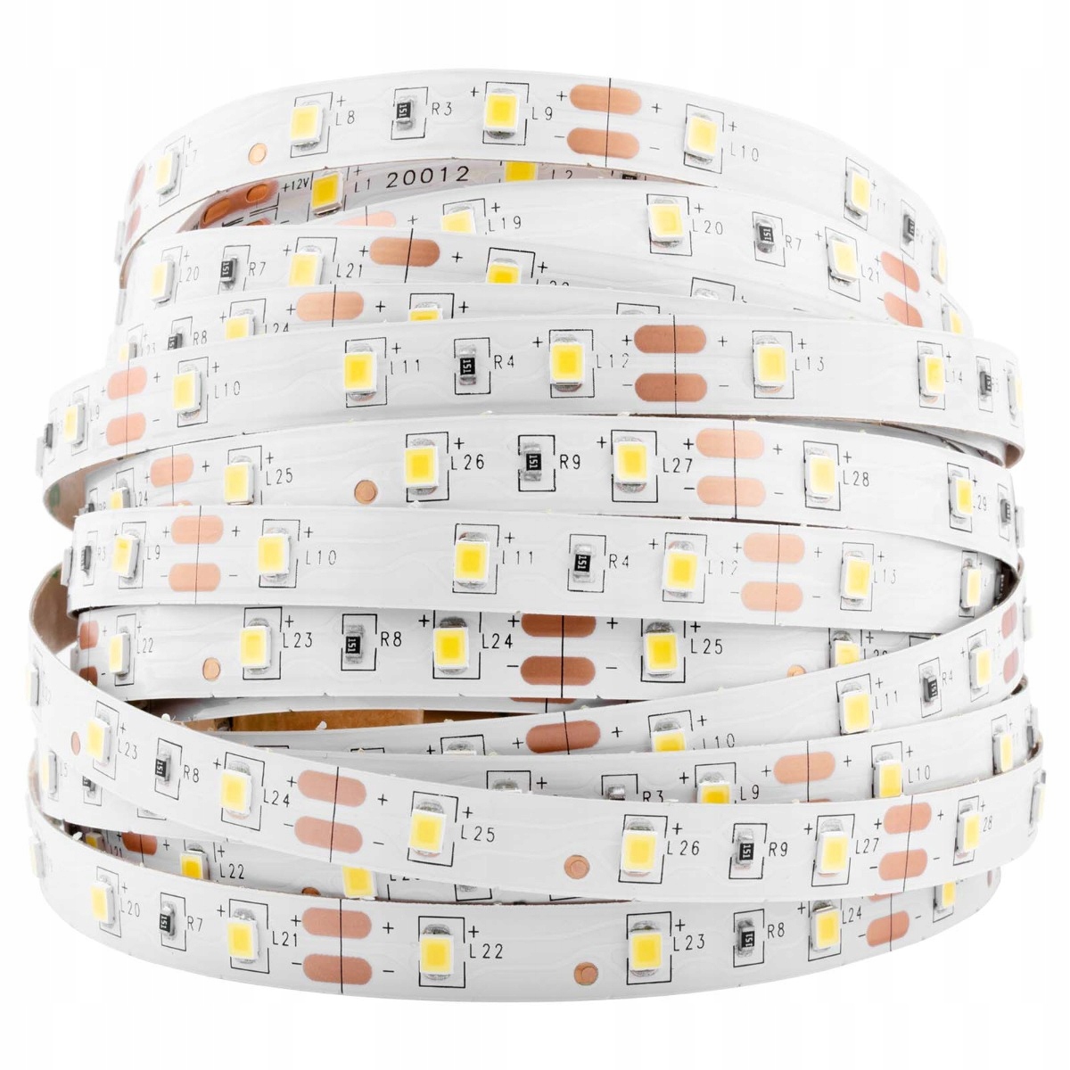 Taśma LED Pasek 12V 240W 3000LED 2835 Neutralna 8mm Rolka 50m – Idealne oświetlenie do Twojego domu