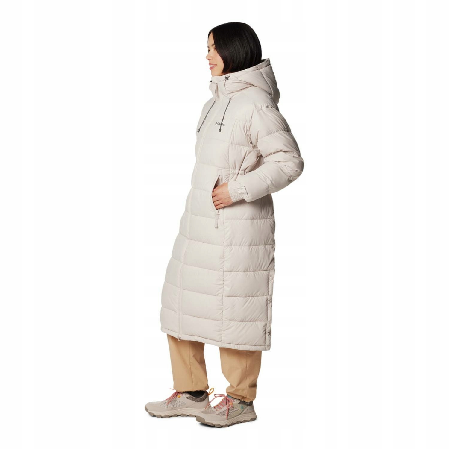 Columbia Pike Lake II Long Jacket – Damska kurtka puchowa na każdą pogodę