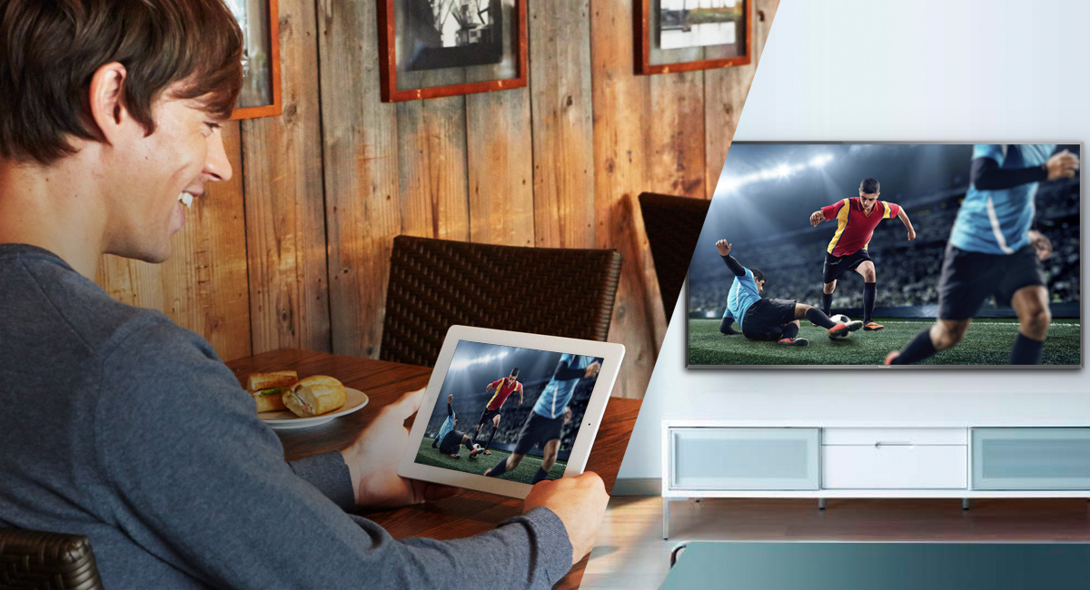 Adaptive Backlight Dimming TV Anywhere