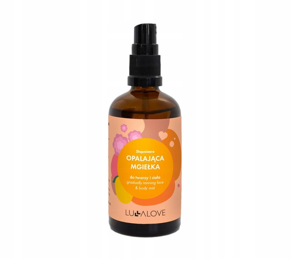 Lullalove Mgiełka stopniowo opalająca do twarzy i ciała 100 ml – Naturalna opalenizna bez słońca